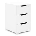 Тумба с ящиками, в офис под стол, 40х52х65 см, Momal белая 03601