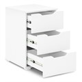 Тумба с ящиками, в офис под стол, 40х52х65 см, Momal белая 03601