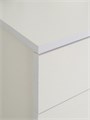 Комод с ящиками для одежды, 60х33,5х60 см, белый, MiKante с 3-мя ящ. 03808