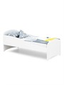 Кровать детская с бортиком Momal  Twin белый 03608