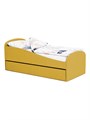 Кровать детская мягкая с бортиком и ящиком, 160х70, "Letmo" (велюр) 02069