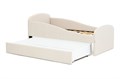 Кровать детская мягкая с бортиком и ящиком, 160х70, "Letmo" (велюр) 02069