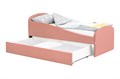 Кровать детская мягкая с бортиком и ящиком, 160х70, "Letmo" (велюр) 02069