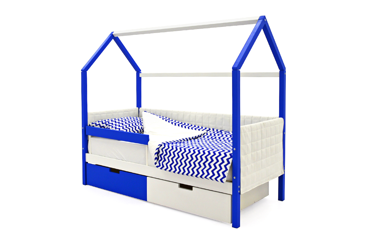 Кровать-домик детская мягкая svogen