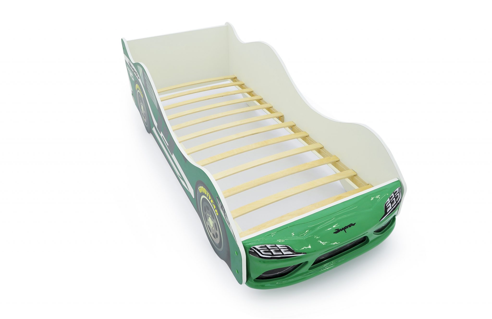 детская кровать машина зеленая