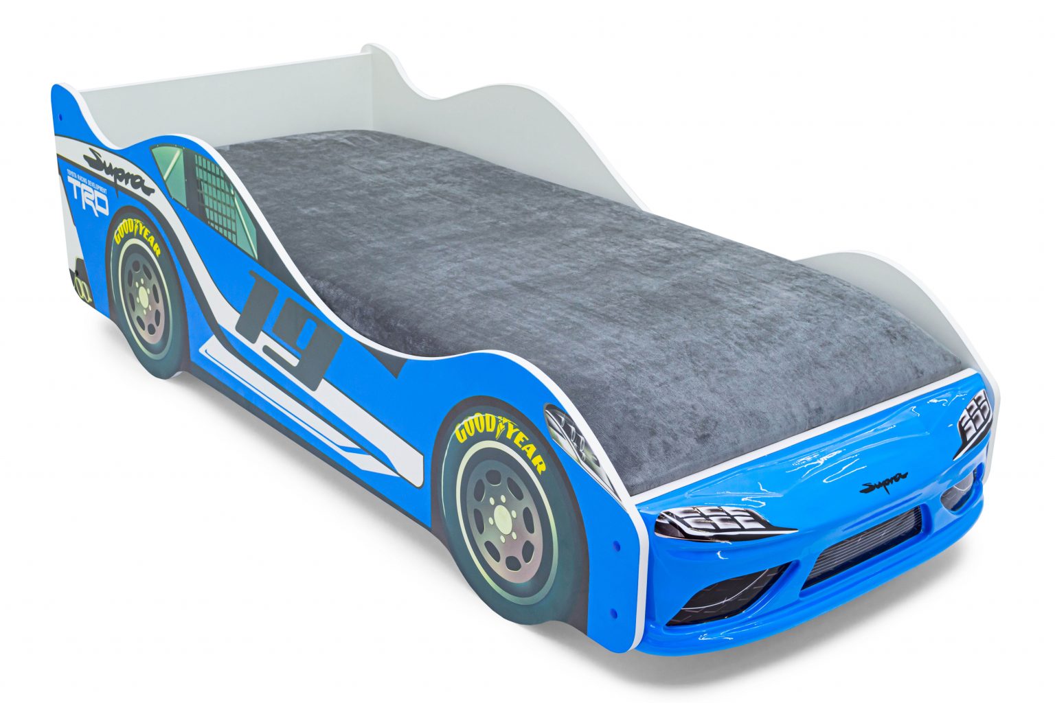 кровать машина для мальчика синяя